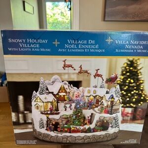 Snowy Holiday Village